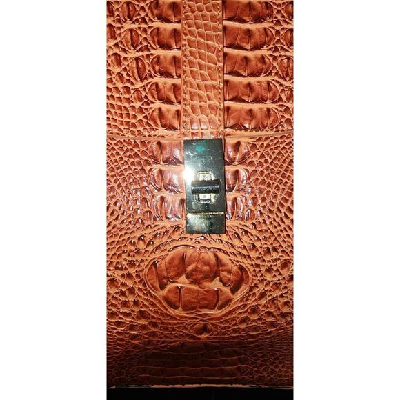 Orange Mock Croc Backpack  - Picture 5 of 8